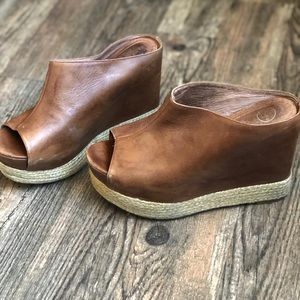 Jeffrey Campbell Brown Wedges
